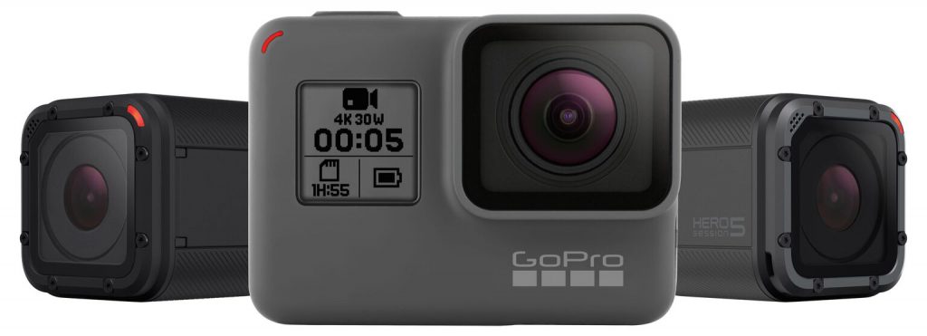 GoPro de retour : Hero 5 Black et Hero 5 Session en nouveauté